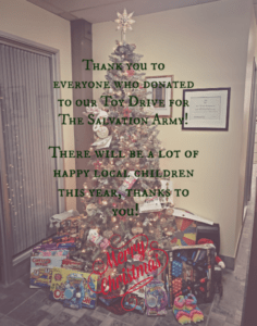 Salvation Army Toy Drive